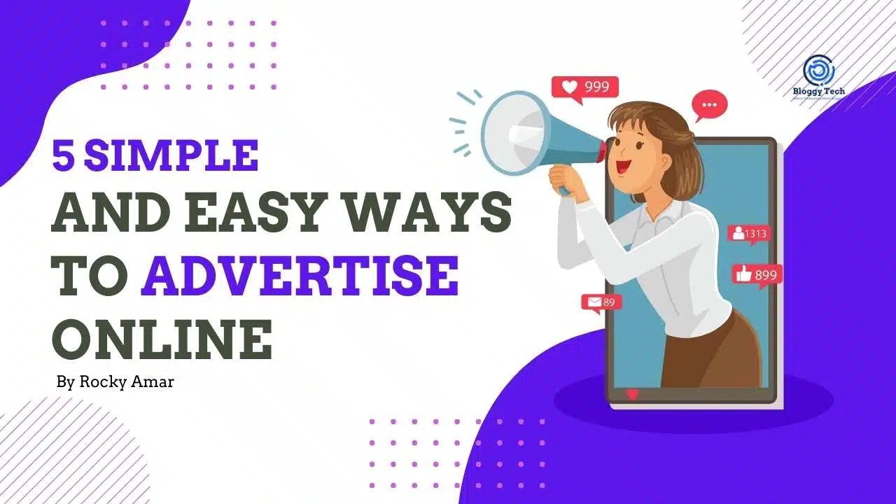 5 Simple and easy ways to advertise online